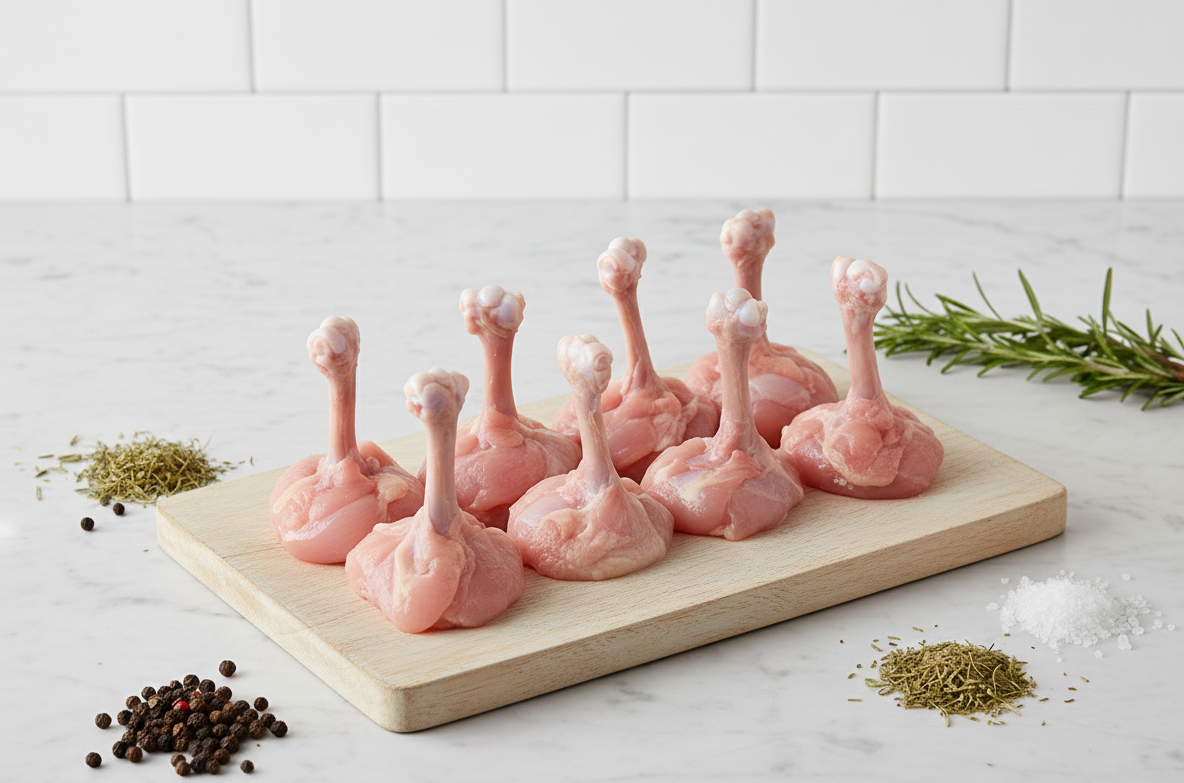 Fresh Chicken Lollipop – Cleanly Trimmed, Uniform & Ready for Fry