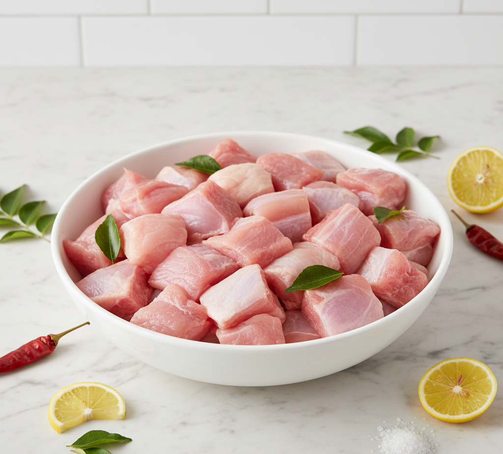 Chicken Boneless 65 Cut  – Small,Tender Fry Pieces for Perfect Crispiness